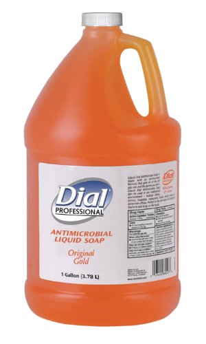 Dial Professional 88047 Dial Gold Antimicrobial Liquid Soap, 1 Gallon (Case of 4)