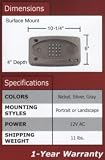 Elite EL25CCAMKT Residential and Light Commercial Telephone Entry System Color Camera Kit