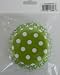 Lime Green White Polka Dot Cupcake Baking Liners 50 count