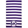 Michael Kors Beach Towel, Grape Rugby Stripe