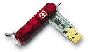 Victorinox SwissMemory Air Travel 128 MB USB Storage Device