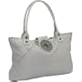 Diesel Bags Lock In Embrace Spring Satchel (Flint Gray)