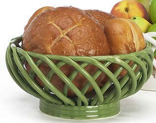 Lindsey Jordan Designs Bread Basket Carmel Sage