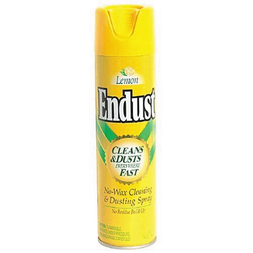 Endust No-Wax Cleaning & Dusting Spray, Lemon, 10 oz (284 g)
