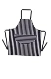 Rushbrookes Butchers Adults Stripe Navy Apron