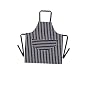 Rushbrookes Butchers Adults Stripe Navy Apron