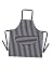 Rushbrookes Butchers Adults Stripe Navy Apron