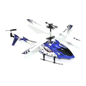 Syma S107G 2nd Generation Metal Series RC Remote Controlled USB Helicopter - Blue