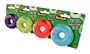 Scotch Magic Tape Donut Dispenser, Assorted Colors, 3/4 x 300 Inches, 4 Rolls (155)
