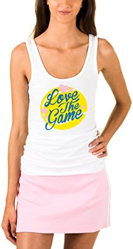 Activewear Apparel Tennis Juniors Tank and Skort Set (Small, Love the Game/Pink)