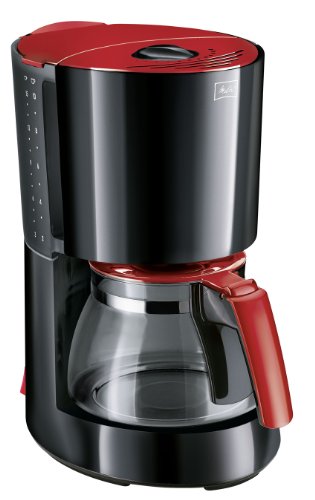 Melitta Typ 100201 Kaffeeautomat Enjoy Glas rot-schwarz - Stiftung Warentest Test "GUT" 12/2011
