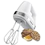Cuisinart HM-50 Power Advantage 5-Speed Hand Mixer, Stainless and White