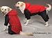 Casual Canine Red Winter Warm Full Body Winter Dog Snowsuit & Coat X-Small