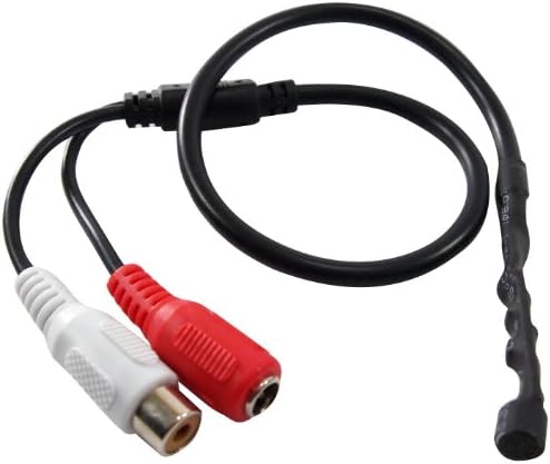 12v CCTV Hidden Spy Microphone, Hi Sensitivity, Outdoor, RCA