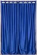 Ring Top / Grommet Top Arterian Blue Art Silk Drapes / Curtains - Made to Measure