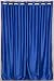 Ring Top / Grommet Top Arterian Blue Art Silk Drapes / Curtains - Made to Measure