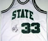 Magic Johnson Signed Auth. Michigan State Jersey