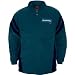 Seattle Seahawks Blue Gridiron 1/4 Zip Mock Neck Fleece Jacket