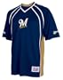 Milwaukee Brewers Impacto V-Neck Jersey (Large)