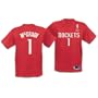 Rockets Reebok Big Kids NBA Player and Number Tee