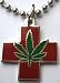 Medical Marijuana Pot Hemp Legalize Cannabis Weed Pendant Necklace w/ ball chain