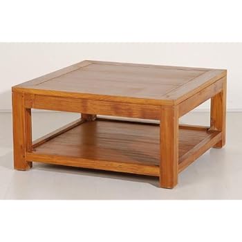 Table basse 80 x 80 1 tablette