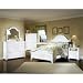 Cottage Snow White Panel Poster Bedroom Set by Vaughan-Bassett Furniture