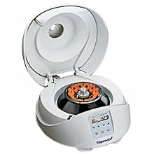 Eppendorf 022620100 MiniSpin Personal Microcentrifuge with 12-Place Rotor for 1.5/2.0mL Tubes and Microtainers, 800 to 13400 RPM Variable Speed, 120V/60Hz