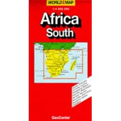 Afrika S�d 1 : 4 000 000. RV World Cart. World- Kontinentalkarte. ( Map of Africa). (World Map)