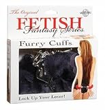 Fur handcuffs (black)