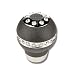 FK Automotive FKSK010027 FK Design Schaltknauf mit Kristallen und Leder-Absetzung, Oberfl�che chrom
