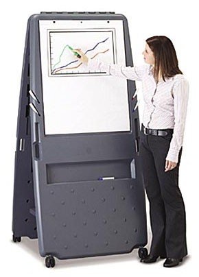 Iceberg 30127 IceBluerg Portable Presentation Flipchart Easel, 35 x 30, Gray