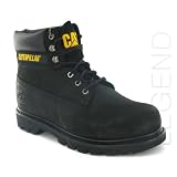 Caterpillar Colorado Black Nubuck Hommes Bottes Size 41 EU
