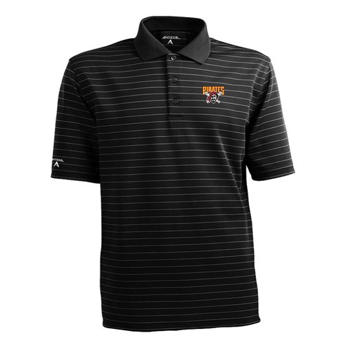 Pittsburgh Pirates Elevate Striped Polo Shirt - Small