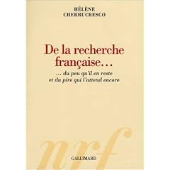 De la recherche fran�aise