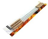 17 Inch barbeque skewers 6 pack