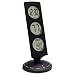 Bedol Three Tier World Time Clock/13 time zones/Black