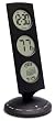 Bedol Three Tier World Time Clock/13 time zones/Black