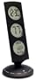 Bedol Three Tier World Time Clock/13 time zones/Black