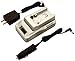 Hi-Capacity Digital Camera Battery Charger for Casio Exilim series (NP-20 & NP-40)