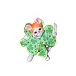 5" Smiley Shamrock Mouse by Annalee