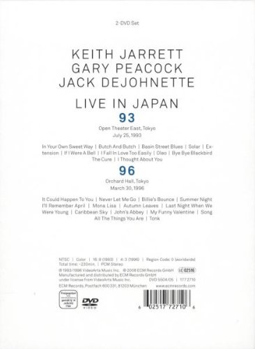 Cover image : Live in Japan 93/96 [DVD] [Import]