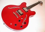 Oscar Schmidt Semi-Hollow Body Electric Guitar - Cherry Red