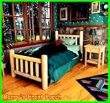 Rustic Log Bed