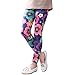 Weixinbuy Princess Girls Floral Print Pants Slim Fall Leggings Tights