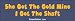 She got the gold mine, I got the shaft - funny bumper stickers (Medium)