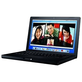 Apple MacBook MA472LL/A 13.3" Laptop (2.0 GHz Intel Core Duo, 512 MB RAM, 80 GB Hard Drive, SuperDrive)-Black
