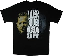 24 Twenty Four Jack Bauer Longest Day Black T-shirt Tee