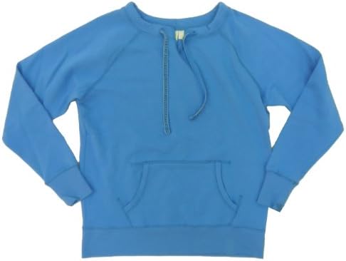 Green Tea Women's Fleeve Pullover (Small, Ocean Blue)