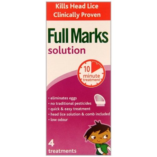 Full Marks Solution 100ml Head Lice Treatment Solution Nakosite